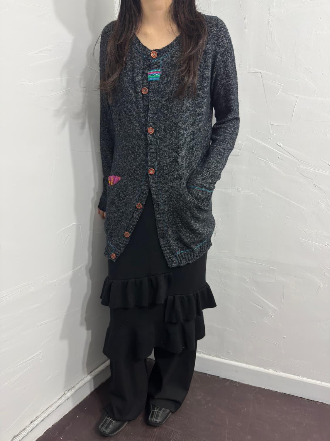 frill detail midi skirt 상품이미지2