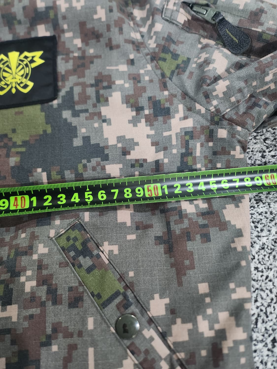 밀리터리 디지털 카모 전차병 점퍼 상태좋음 상품이미지8