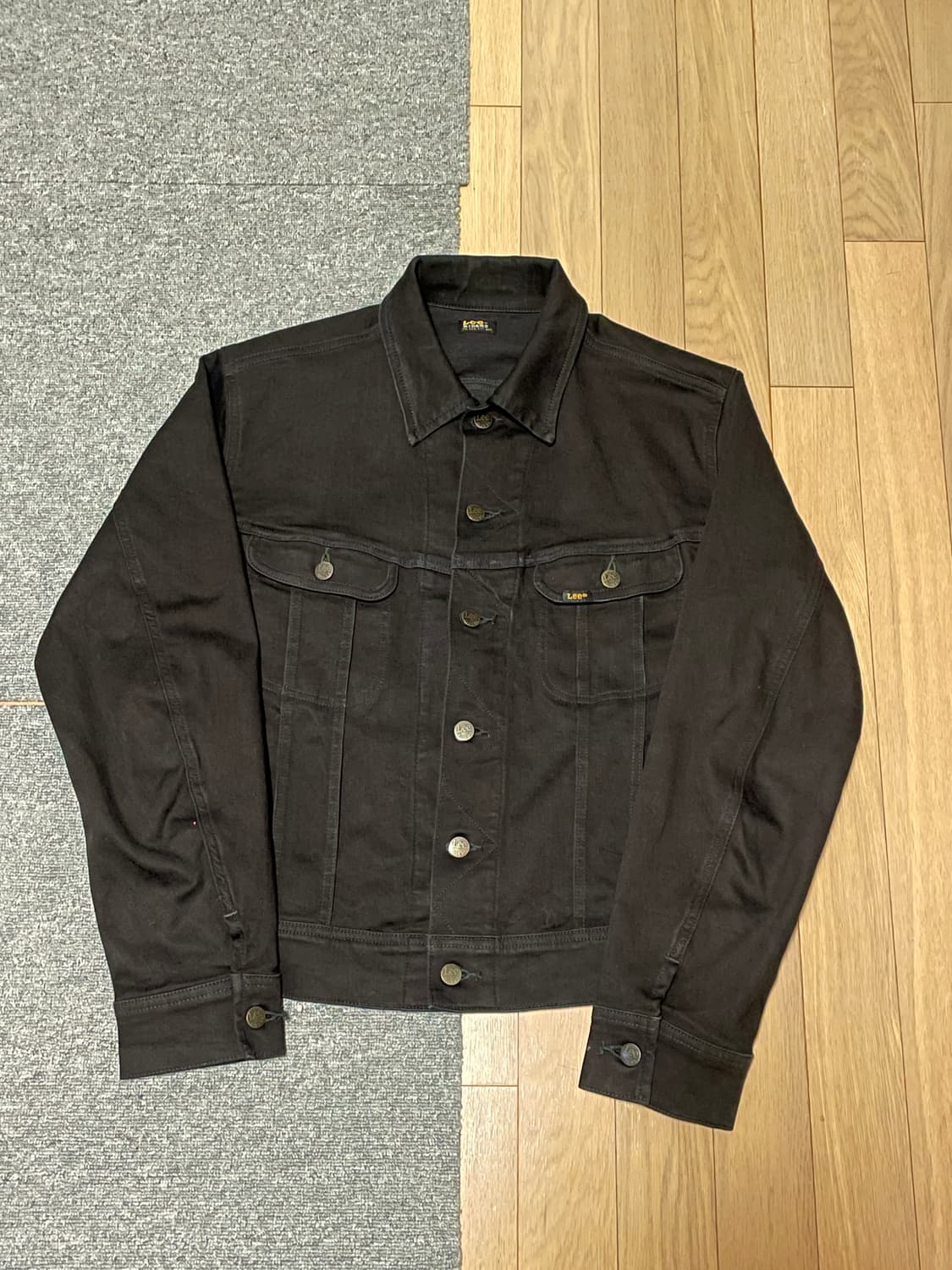 Lee 101j 블랙 일본 모델 L 상품이미지1