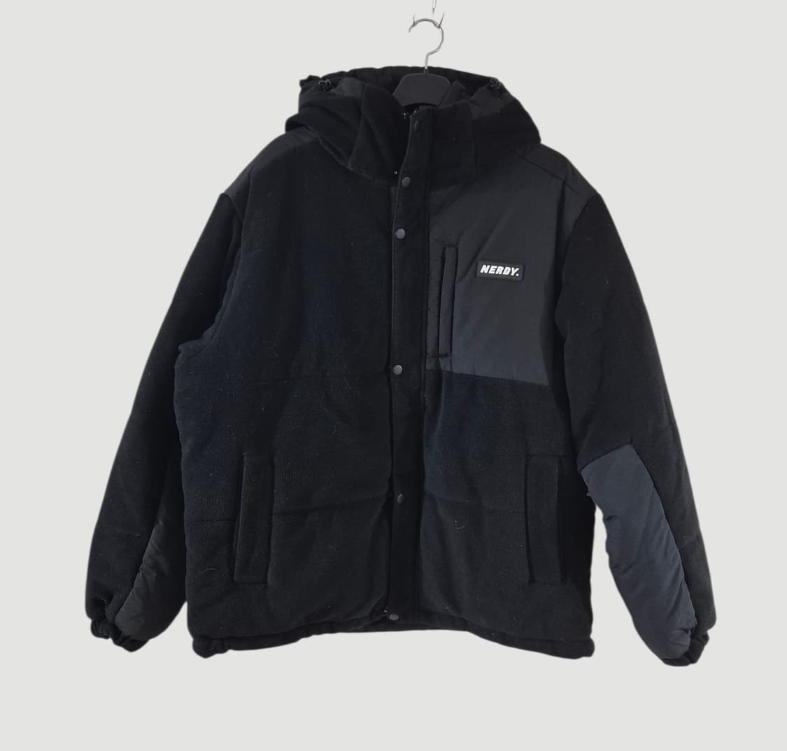 [105~110]널디 플리스 패딩자켓 오버핏 상품이미지1