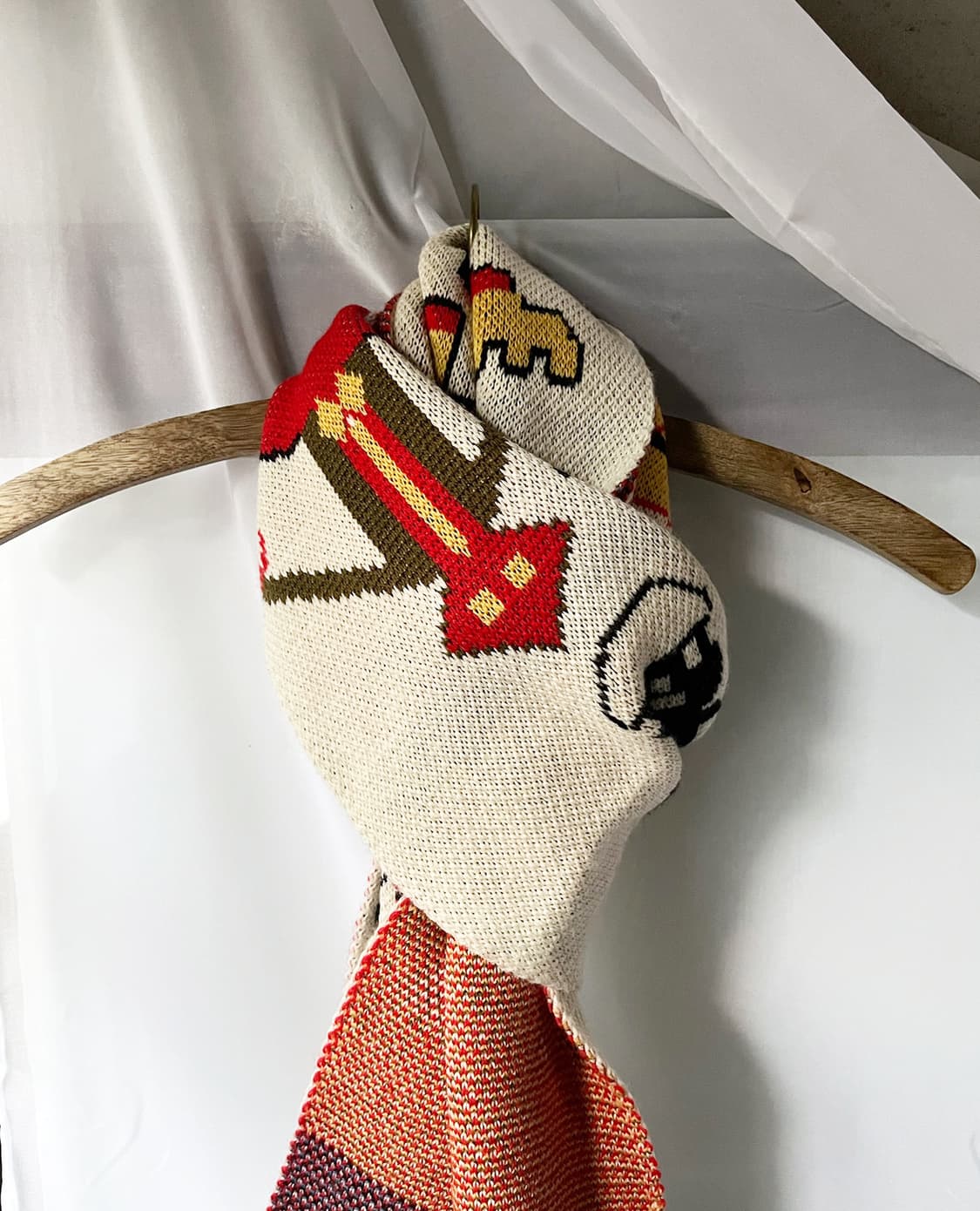 VIVIENNE WESTWOOD graphic wool muffler 상품이미지10