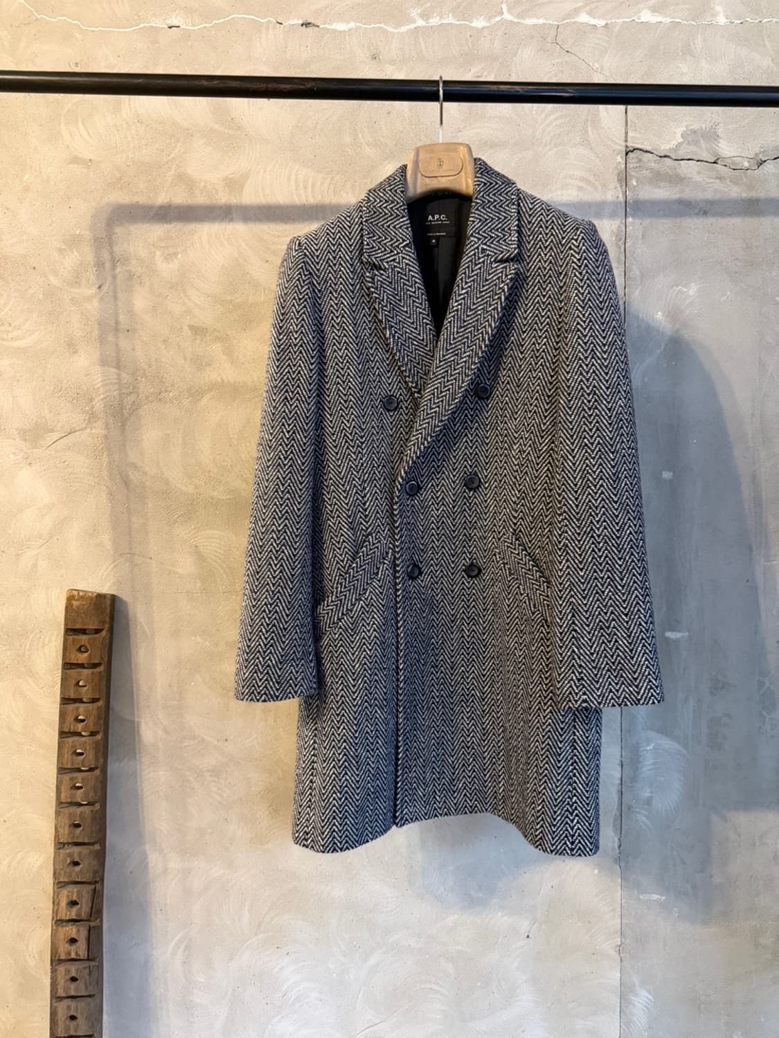 APC 아페쎄 트위드 더블브레스티드 코트 여성55 상품이미지1