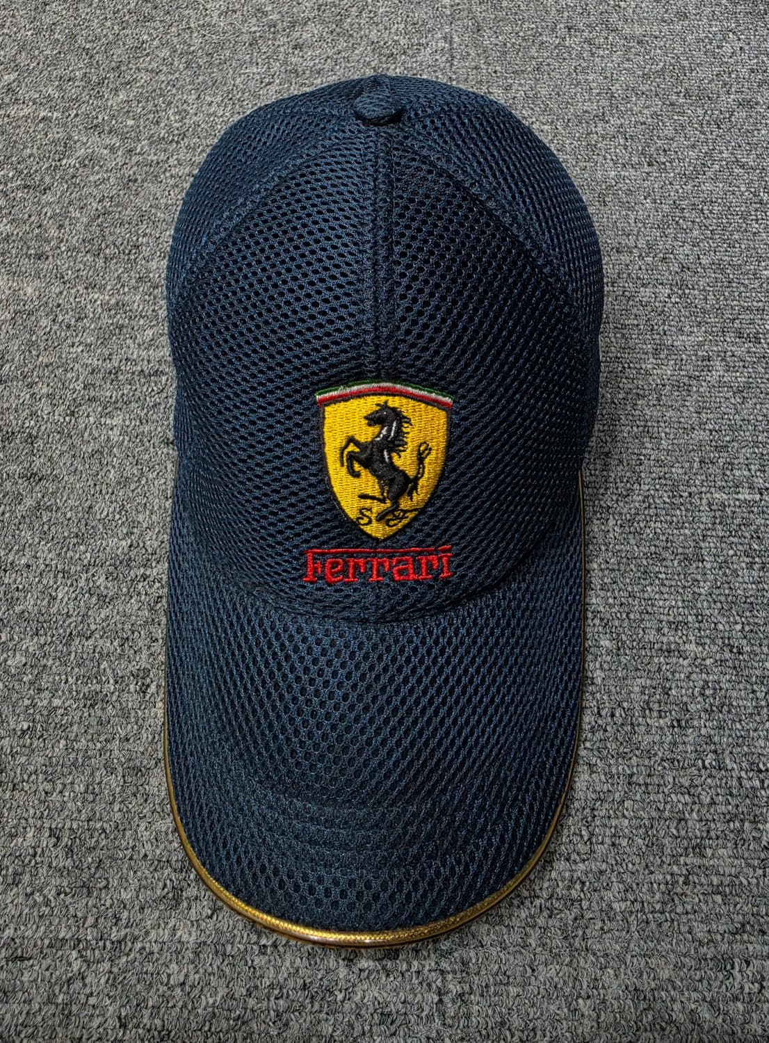 Ferrari 페라리 스쿠데리아 레이싱 메쉬 볼캡 모자 네이비 상품이미지2