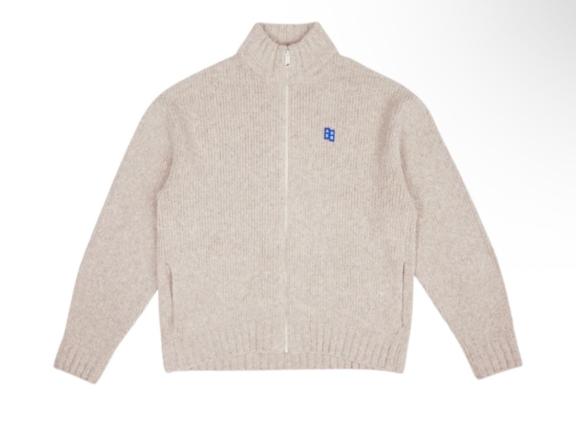 아더에러 니트집업 시그니피컨트 오트밀 상품이미지1