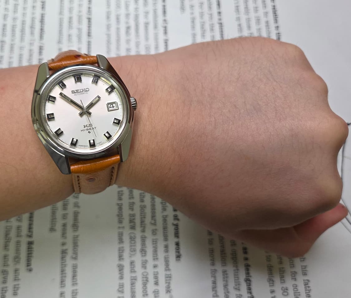 레어] 빈티지 킹세이코 56KS 와이드보이 실버판 오토매틱 금배꼽 ver 상품이미지9