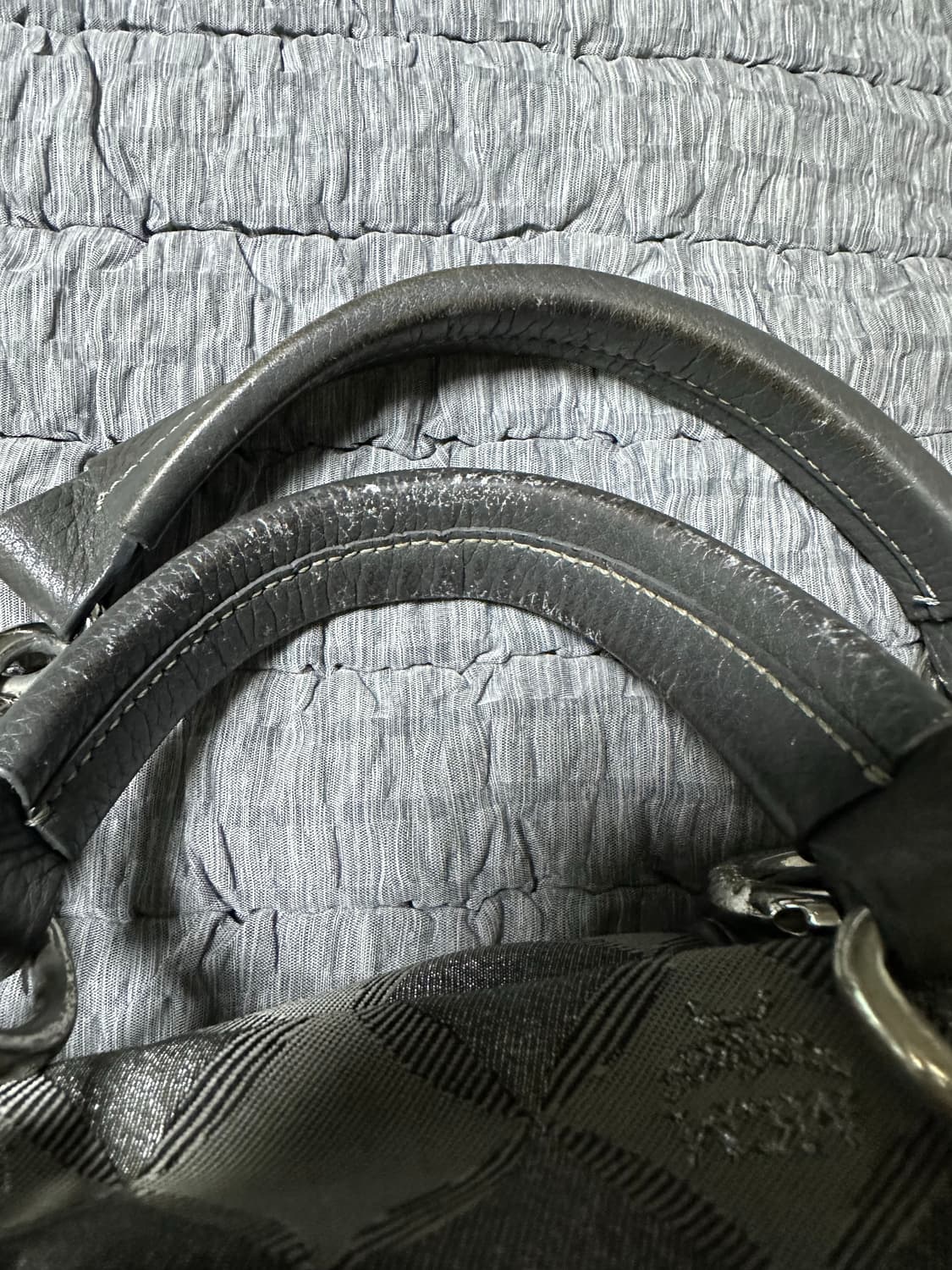 MCM 은장 체인 숄더백 토트백 상품이미지4