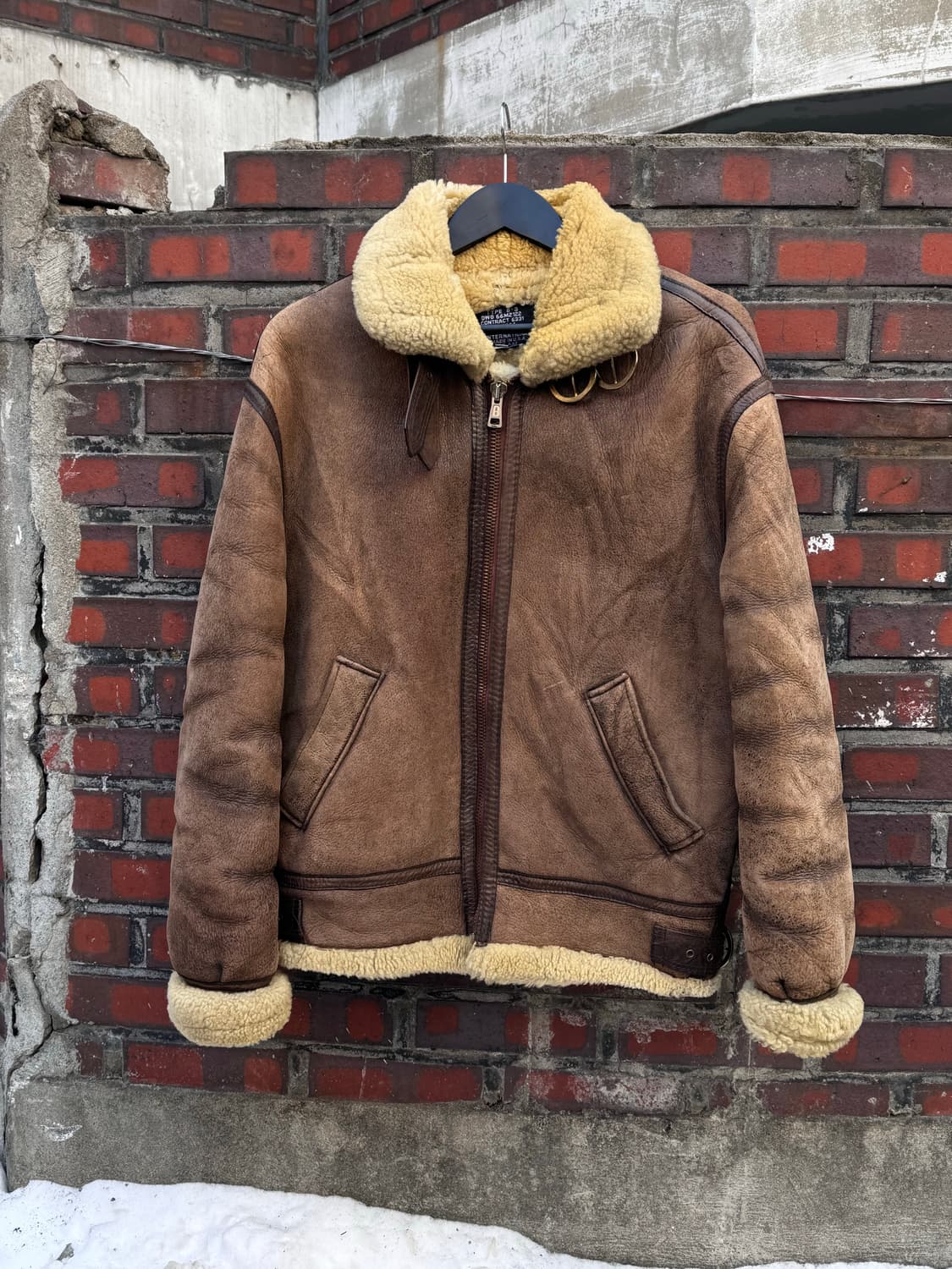 미공군 오리지널 양가죽 B-3 무스탕  상품이미지1