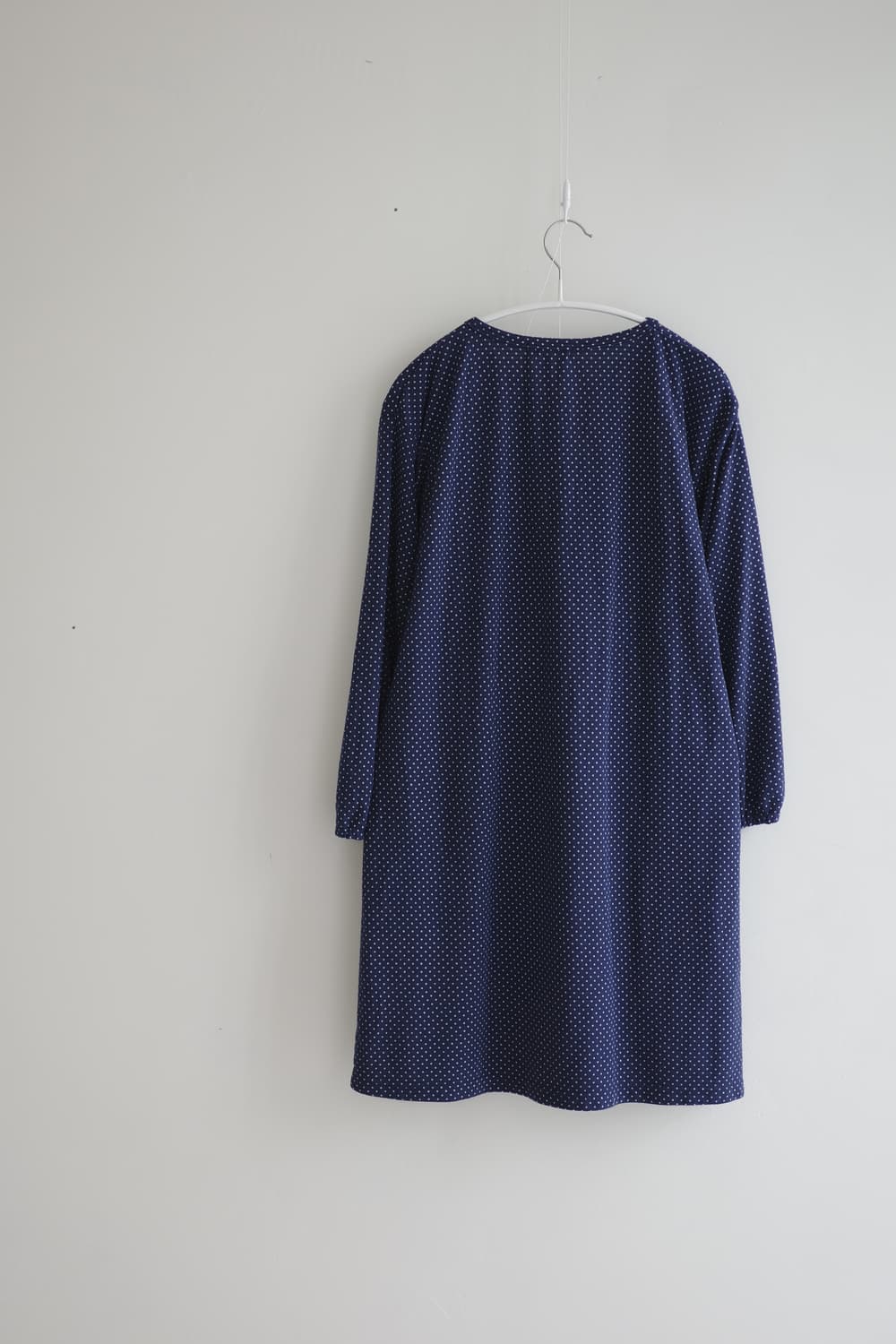 MAKE SOMETHING 네이비 도트 패턴 원피스 상품이미지6