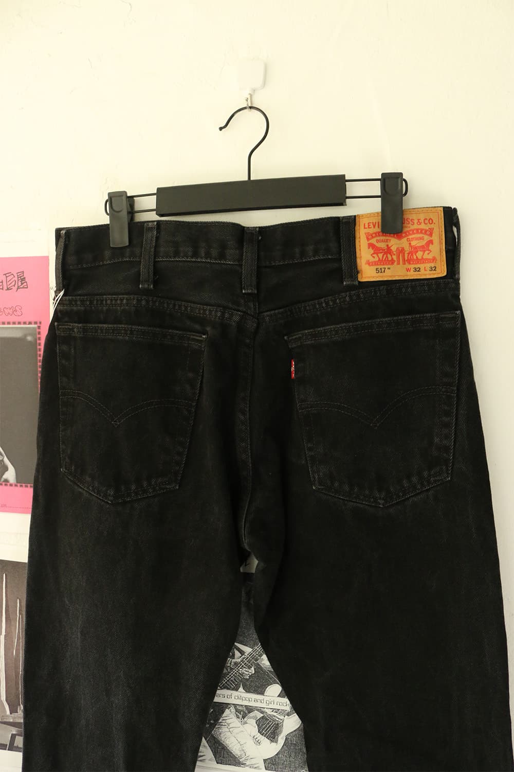 리바이스 517 블랙 부츠컷 32 상품이미지7