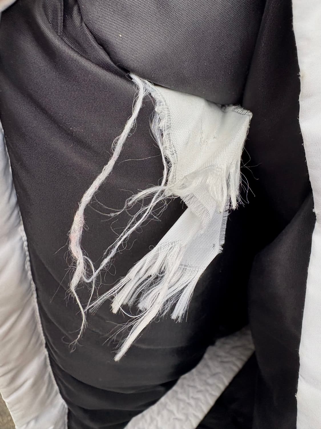 00s 폴로 진스 화이트 n3b 퍼 후드 패딩 야상 자켓 M 상품이미지9