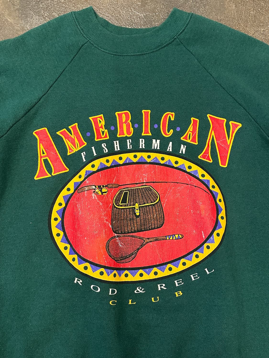 Vintage American Fisherman 스웻셔츠 L 상품이미지3