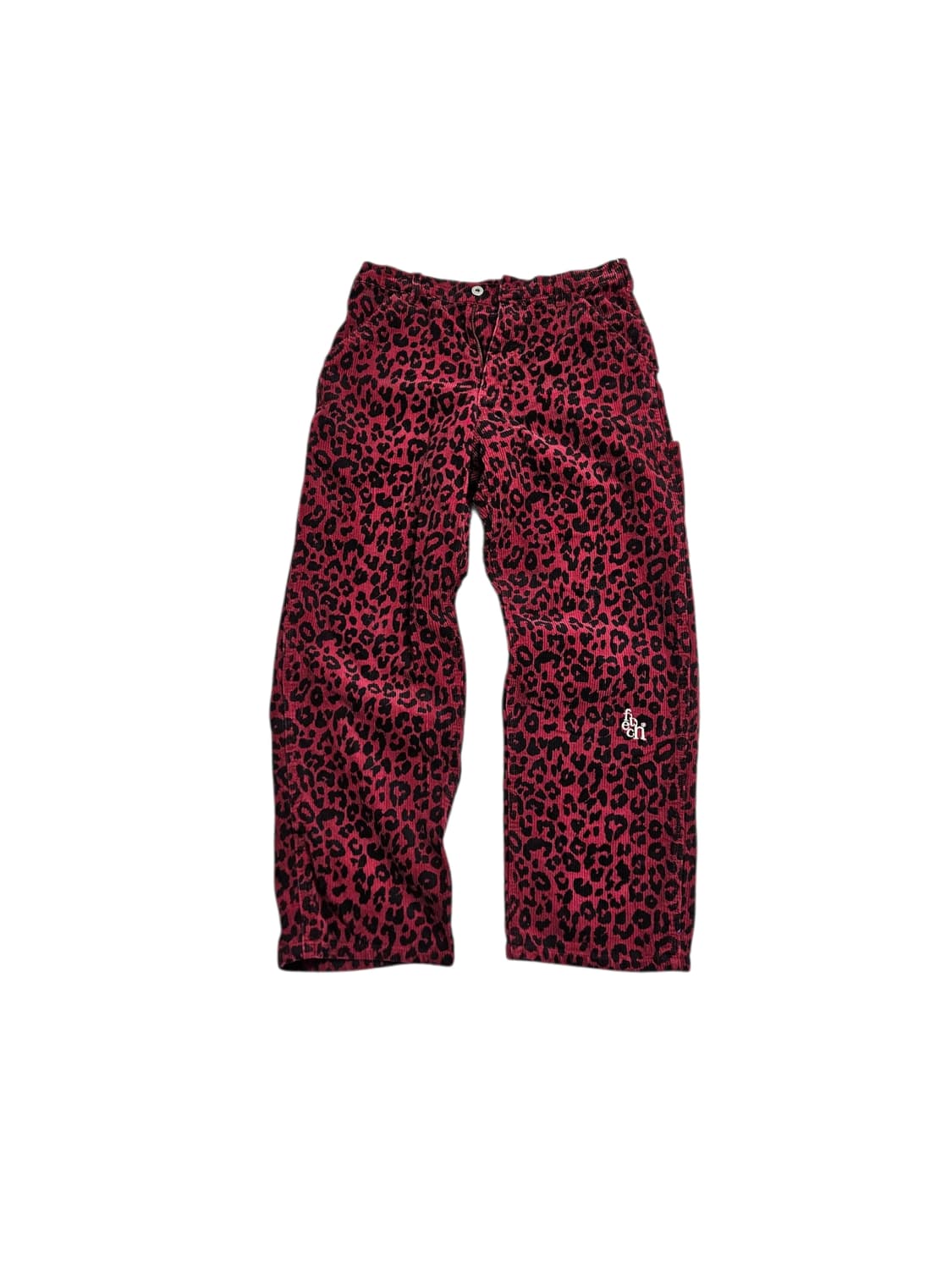 페치 fetch 레오파드 코듀로이 팬츠 상품이미지1