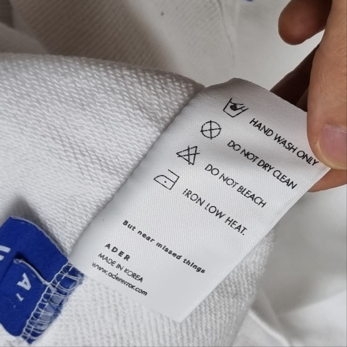 아더에러 메종키츠네 블루폭스 맨투맨 1사이즈 상품이미지5