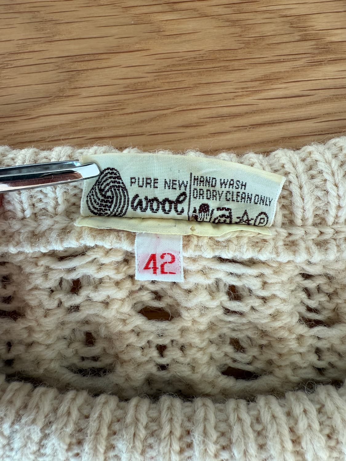 IRELAND 퓨어 울 피셔맨 니트(울마크) 상품이미지6