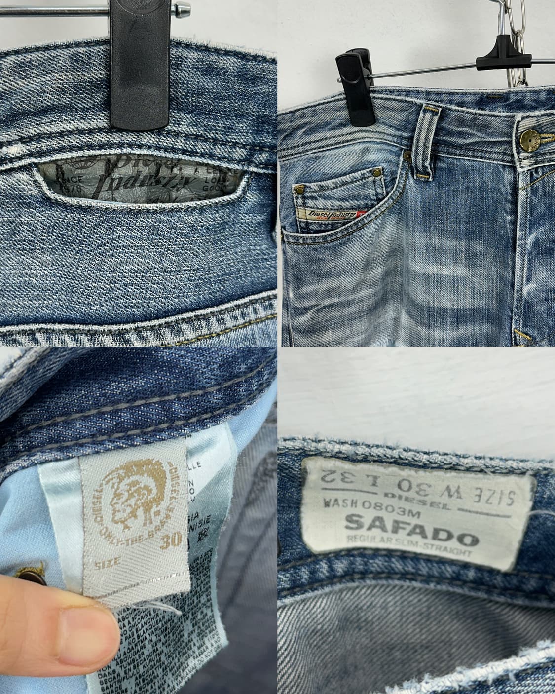 Diesel Distressed Washed Denim 상품이미지10