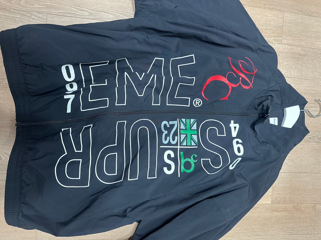 슈프림 x 베르나데트 코퍼레이션 트랙 자켓 화이트 XL 상품이미지3