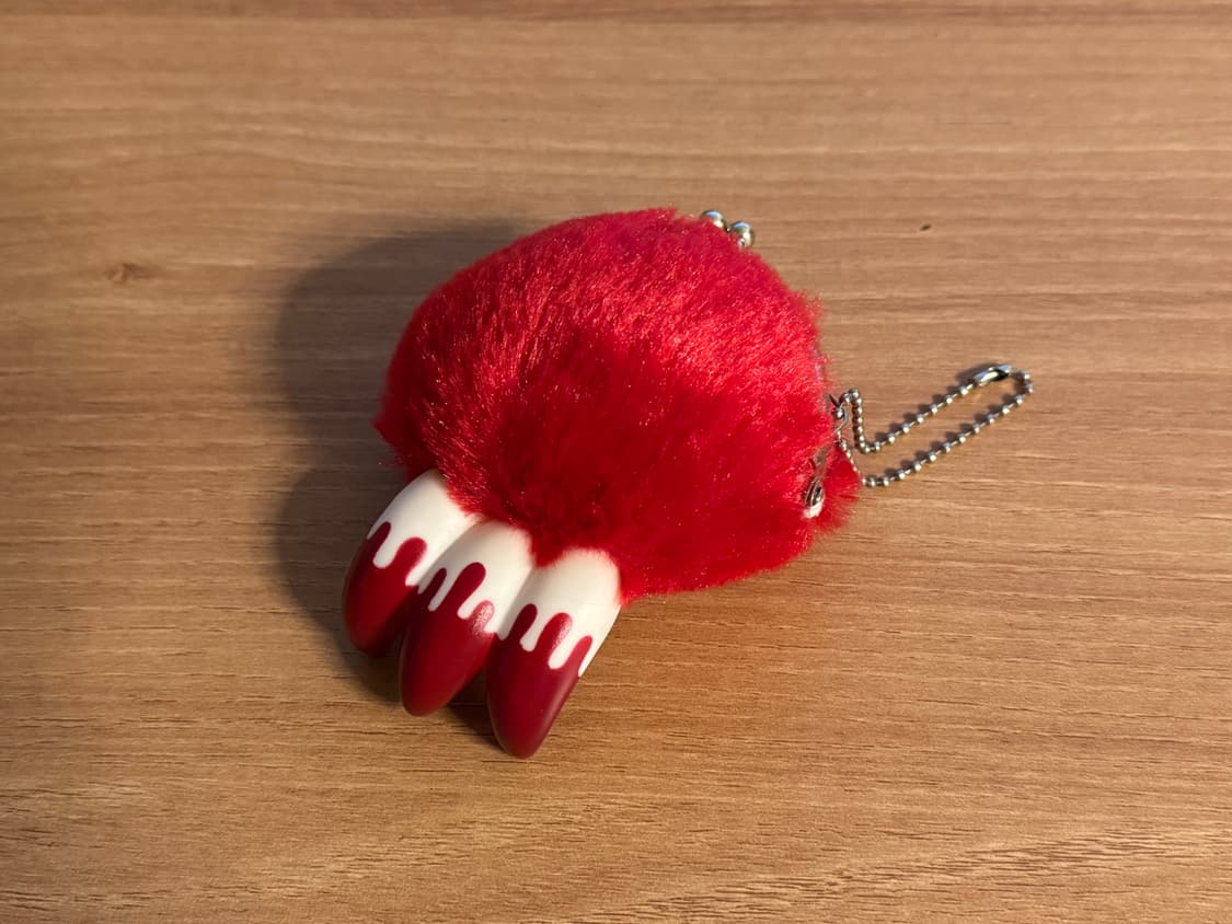 빈티지 글루미베어 발바닥 동전지갑 키링 상품이미지1