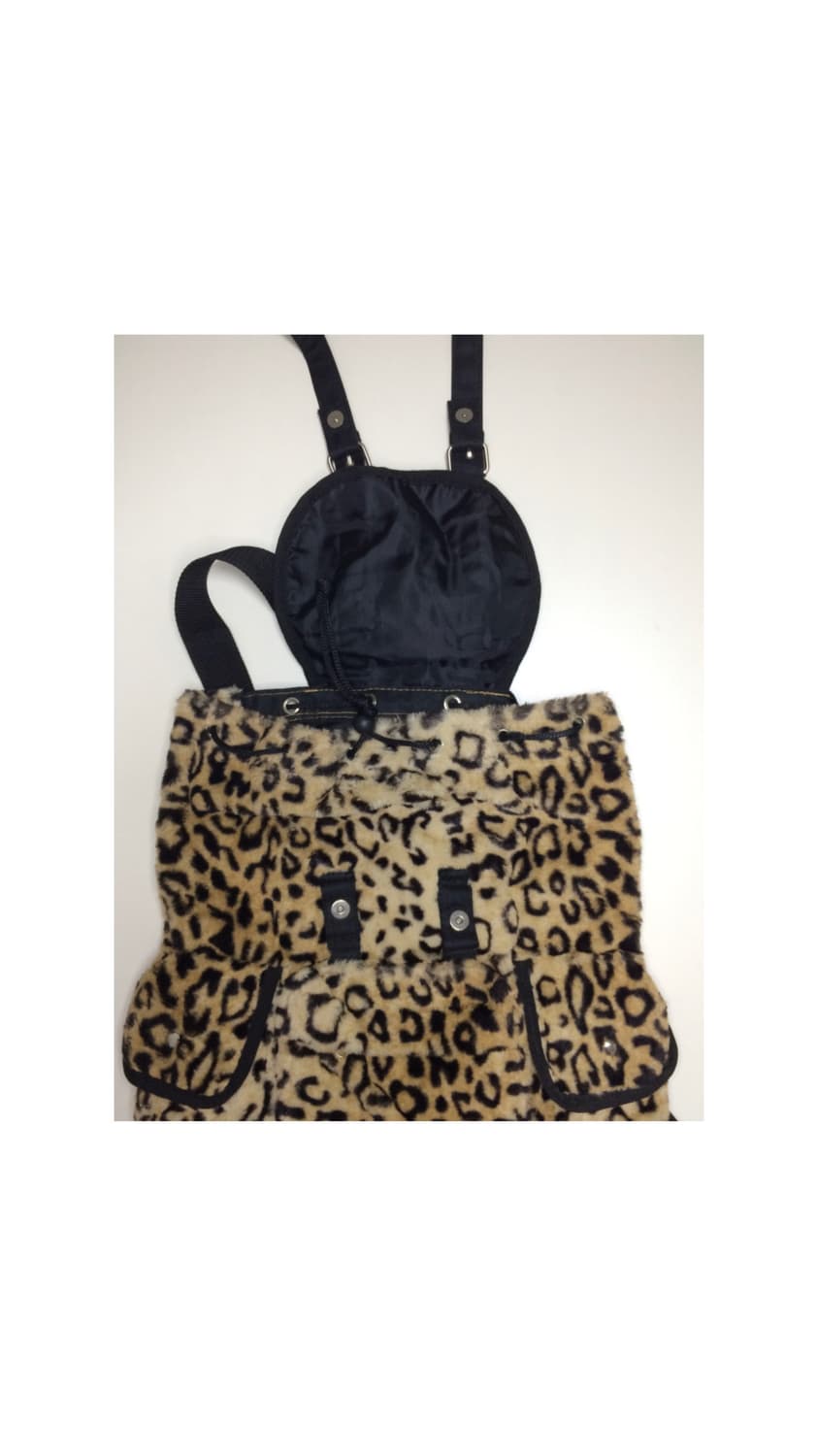 빈티지 레오파드 퍼 백팩 상품이미지3