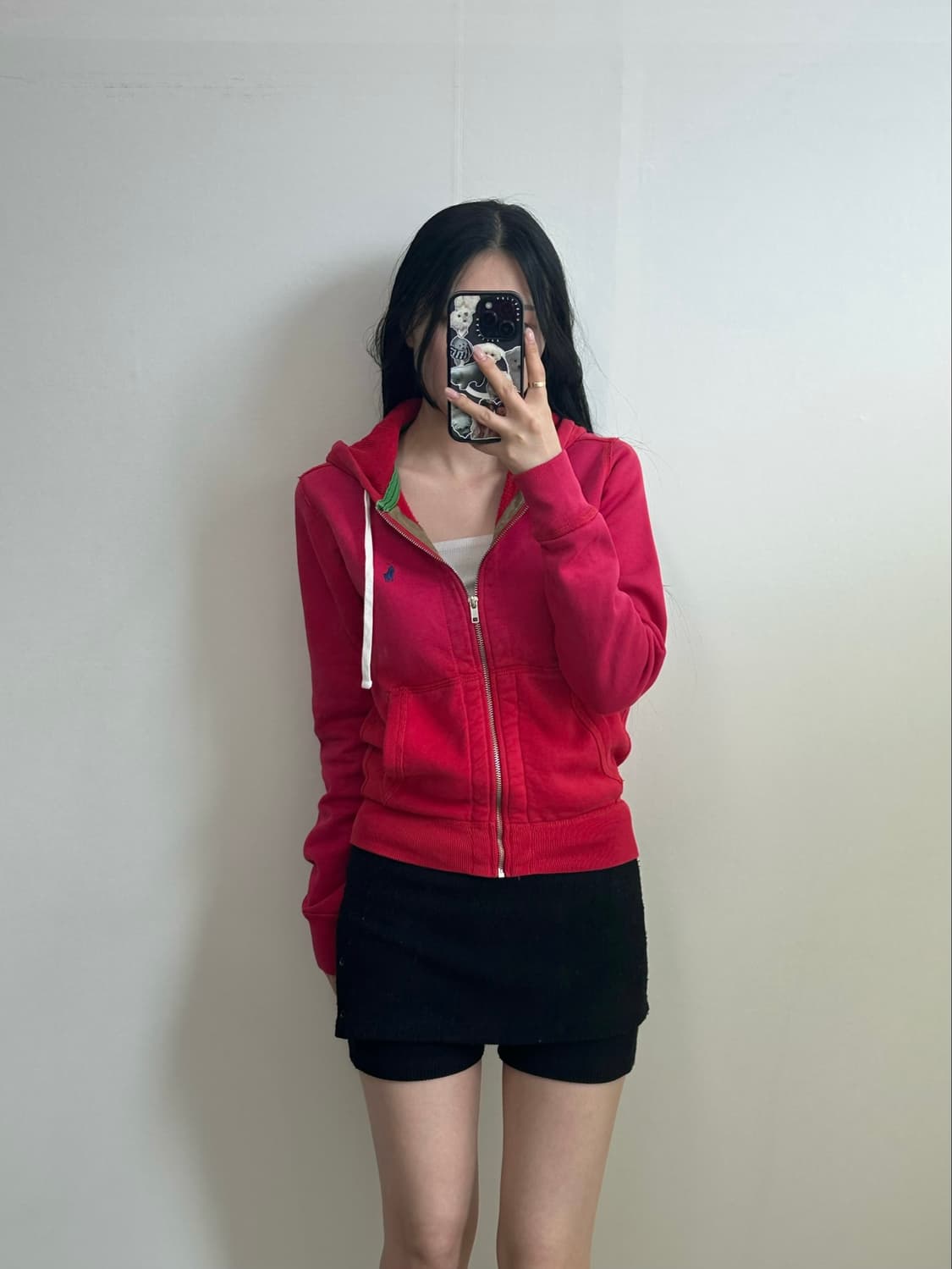 폴로 랄프로렌 자수로고 그라데이션 선페이딩 후드집업 상품이미지1