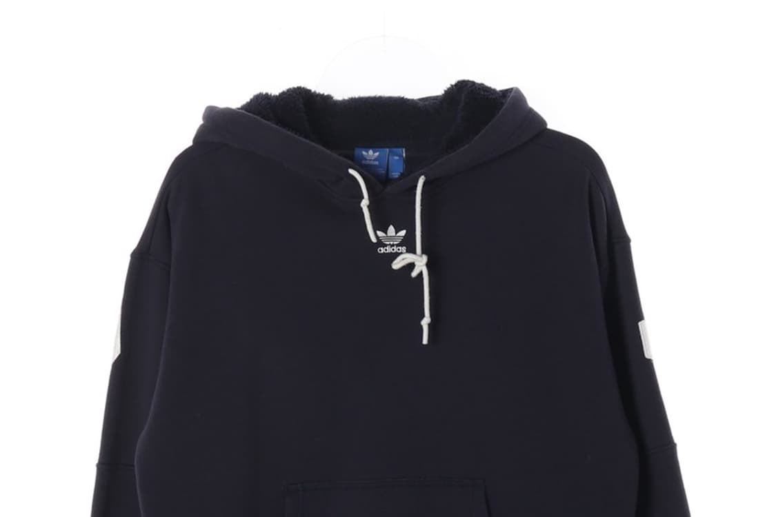 아디다스 오리지널 쉐르파 안감 후드티 L 상품이미지3