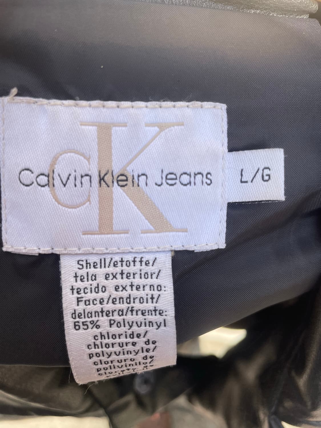 켈빈 클라인 블랙 레더 카코트  상품이미지6