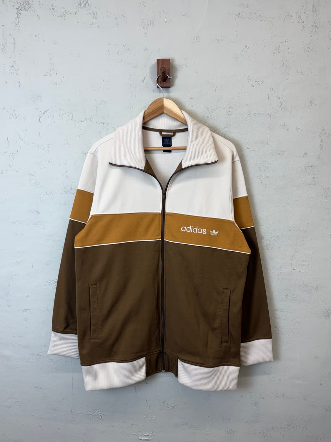 아디다스 00s 빈티지 브라운 트랙탑 져지 상품이미지1