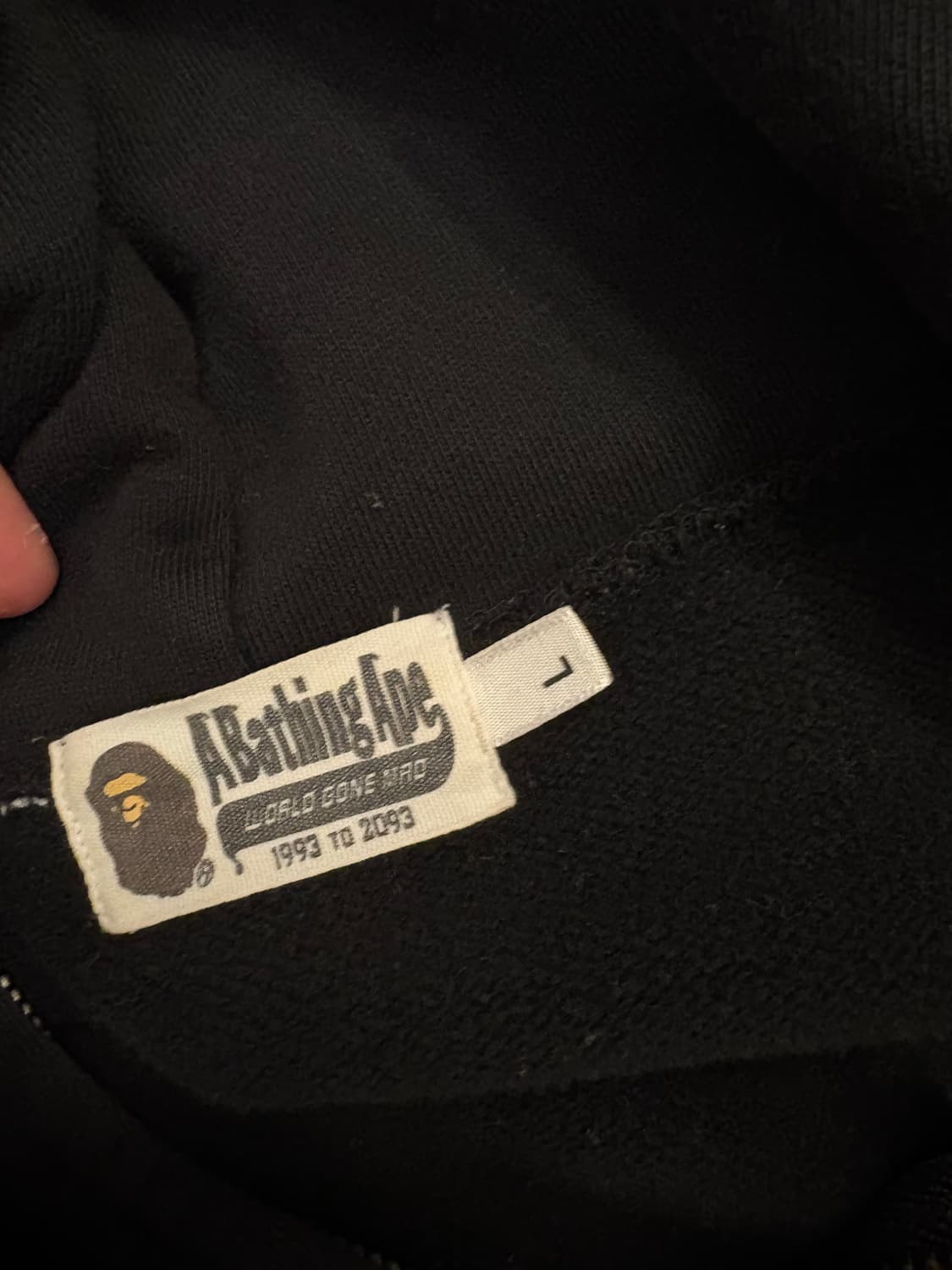 베이프 뉴욕10주년 위즈칼리파 샤크 후드 집업 상품이미지4