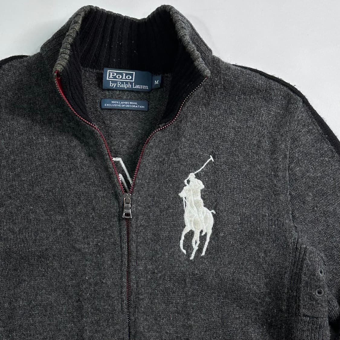 폴로 랄프로렌 빅포니 니트집업 상품이미지3