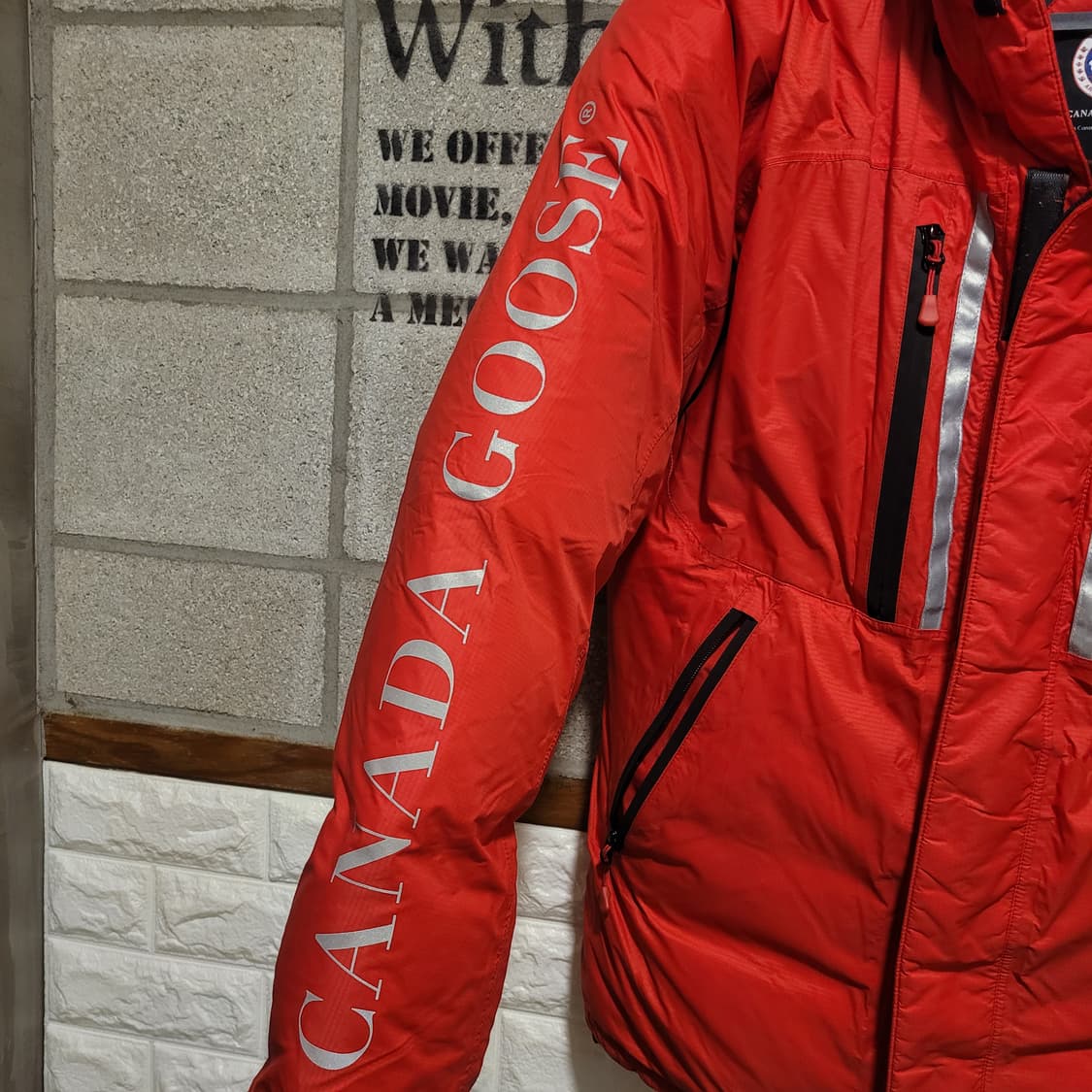 캐나다구스 스크레슬렛 패딩 S 상품이미지4