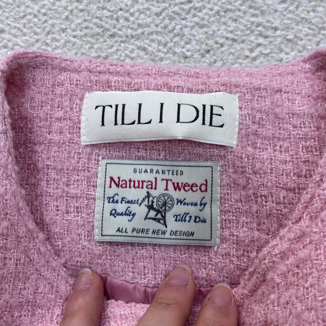 F 틸아이다이 여성 트위드 자켓 0324E 상품이미지3