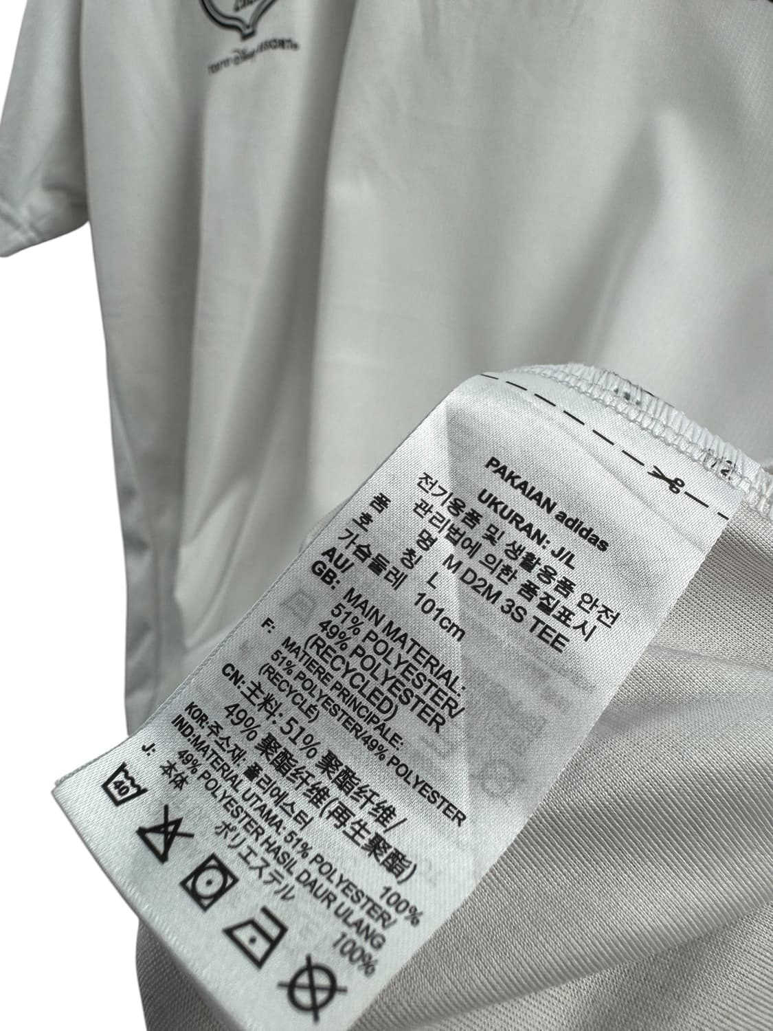 아디다스X디즈니 블랙화이트 폴리슬리브943 상품이미지5