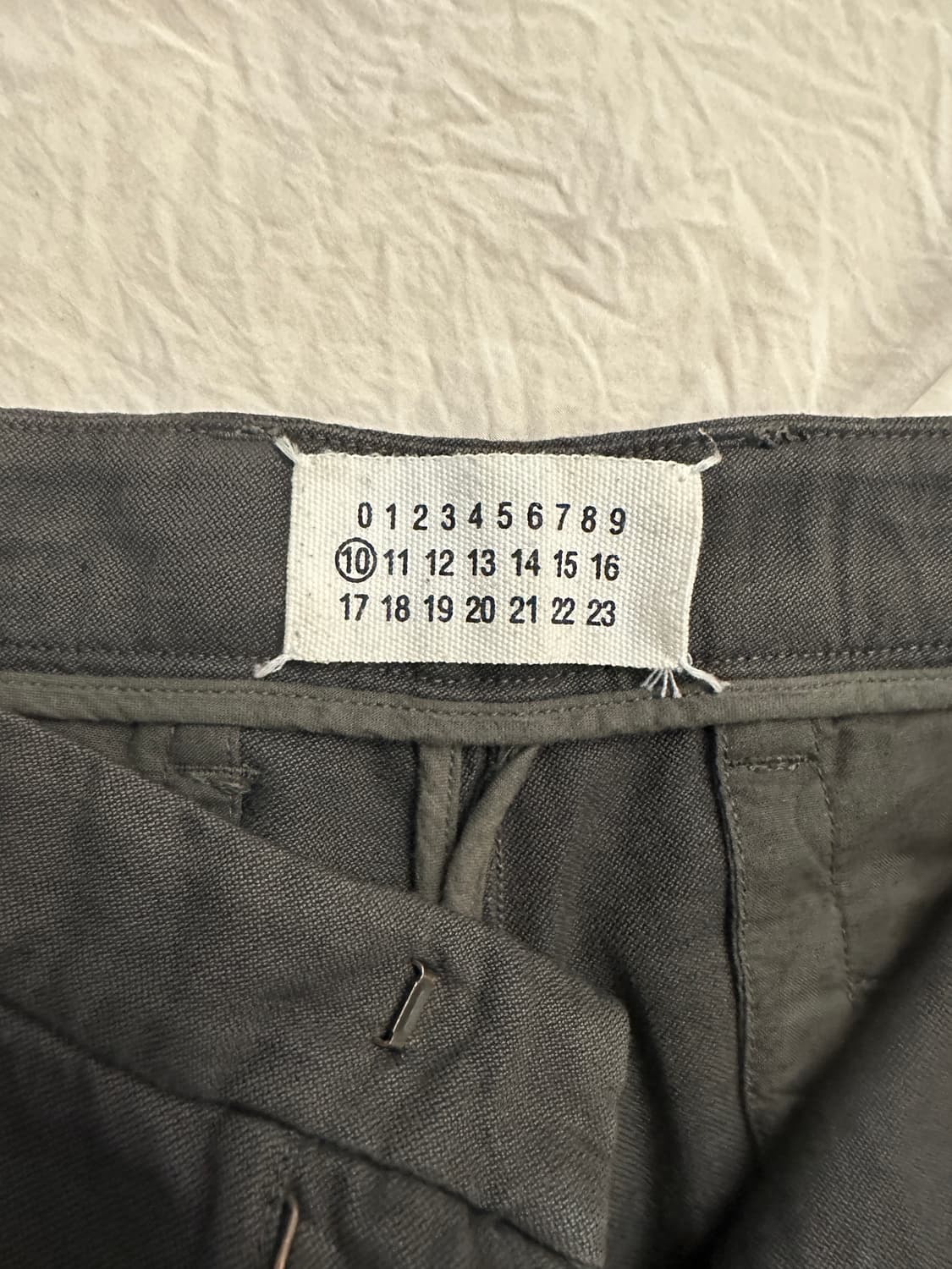 (L) 마르지엘라 울 코튼 팬츠 상품이미지2