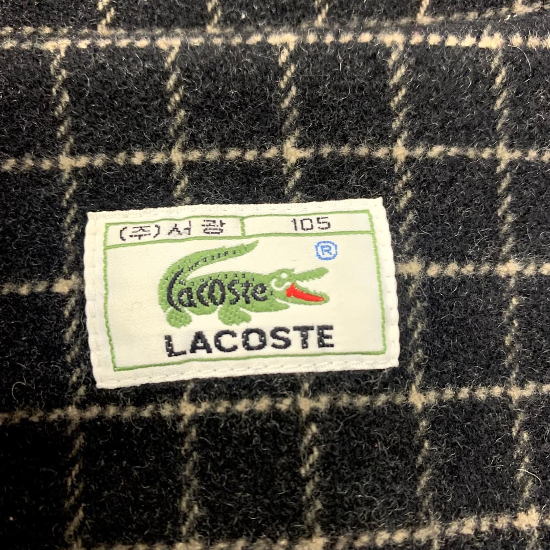 Lacoste 라코스테 블랙 체크 블루종 상품이미지3