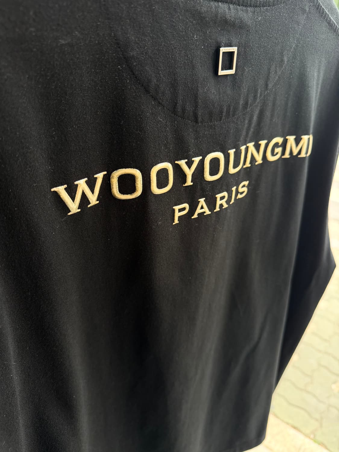 48/ 우영미 백로고 클래식 라운드 반팔 상품이미지7