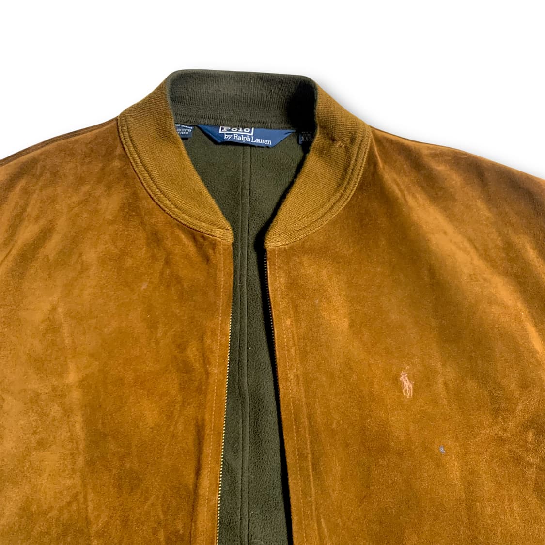 [XL~]Polo Suede Bomber Jacket 상품이미지2