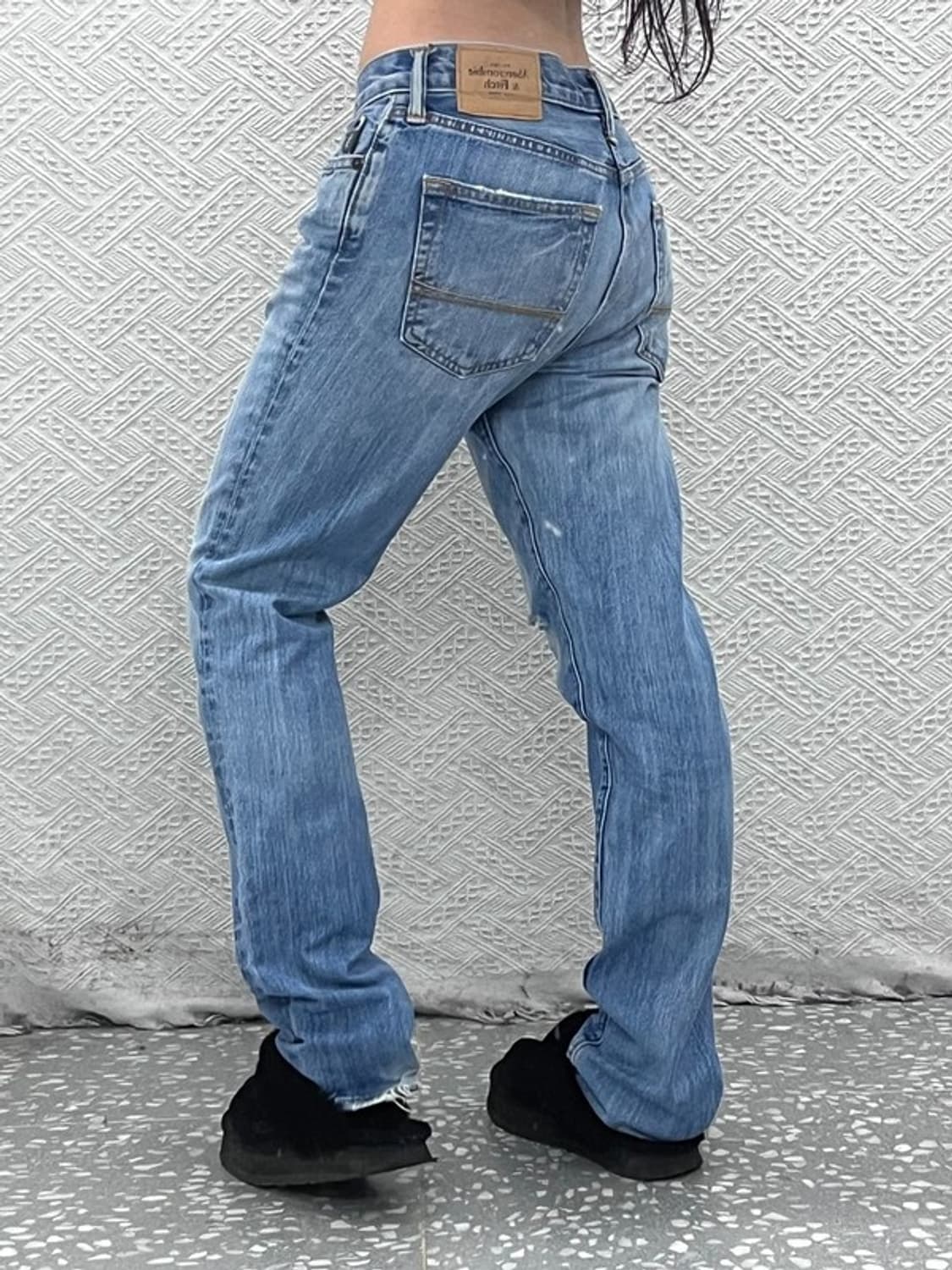 아베크롬비 빈티지 데미지 찢청 워싱 데님팬츠 30인치 C07979 상품이미지1