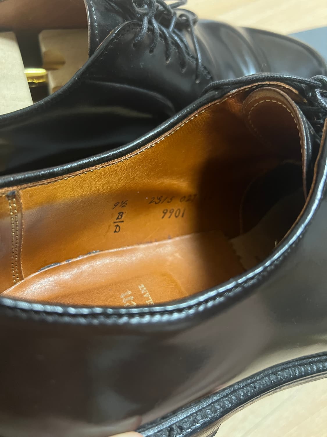 알든 9901 코도반 더비슈즈 9.5D 275사이즈 상품이미지8