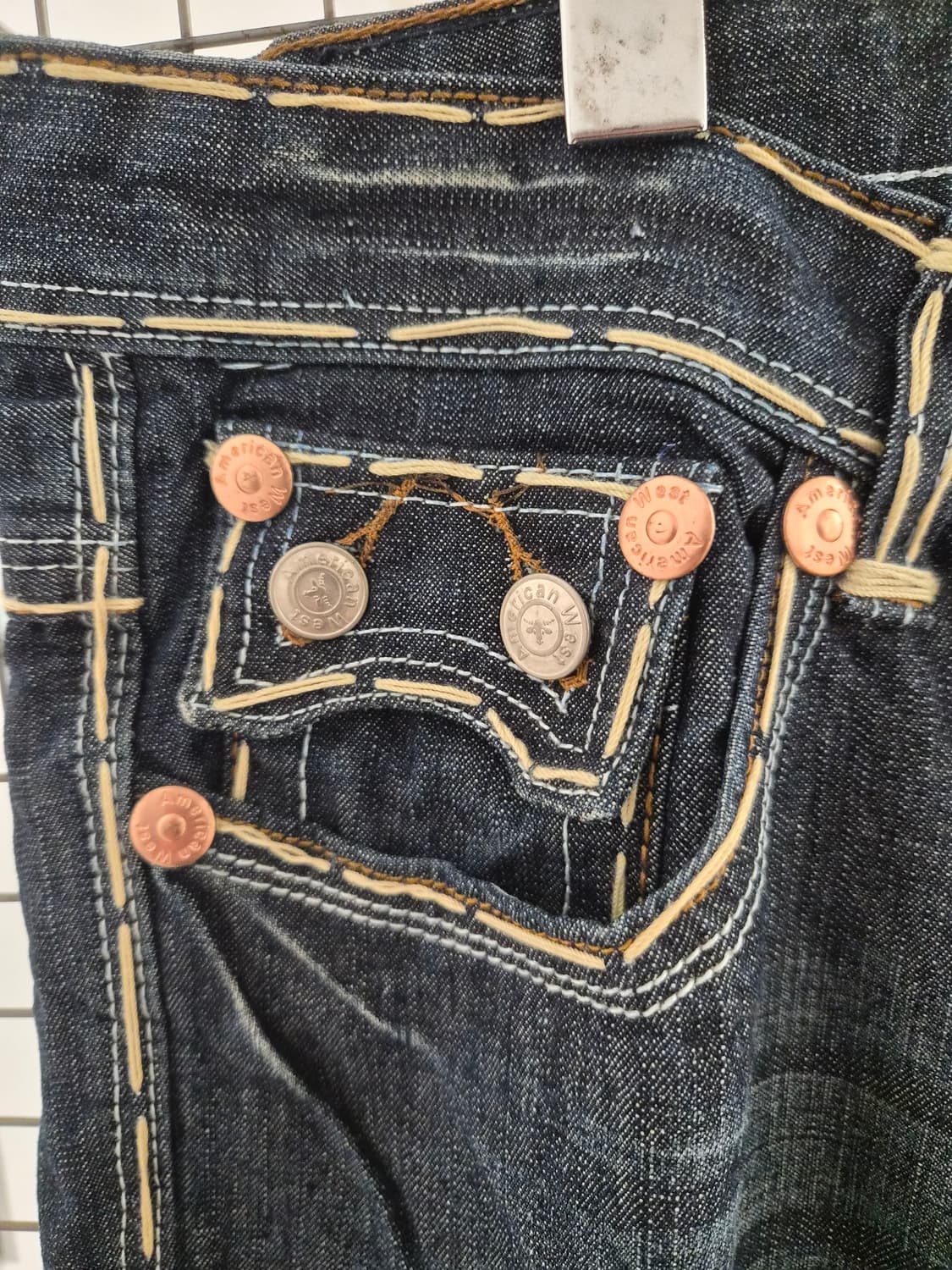 XL) 아메리칸 웨스트 부츠컷 데님 팝니다 상품이미지3