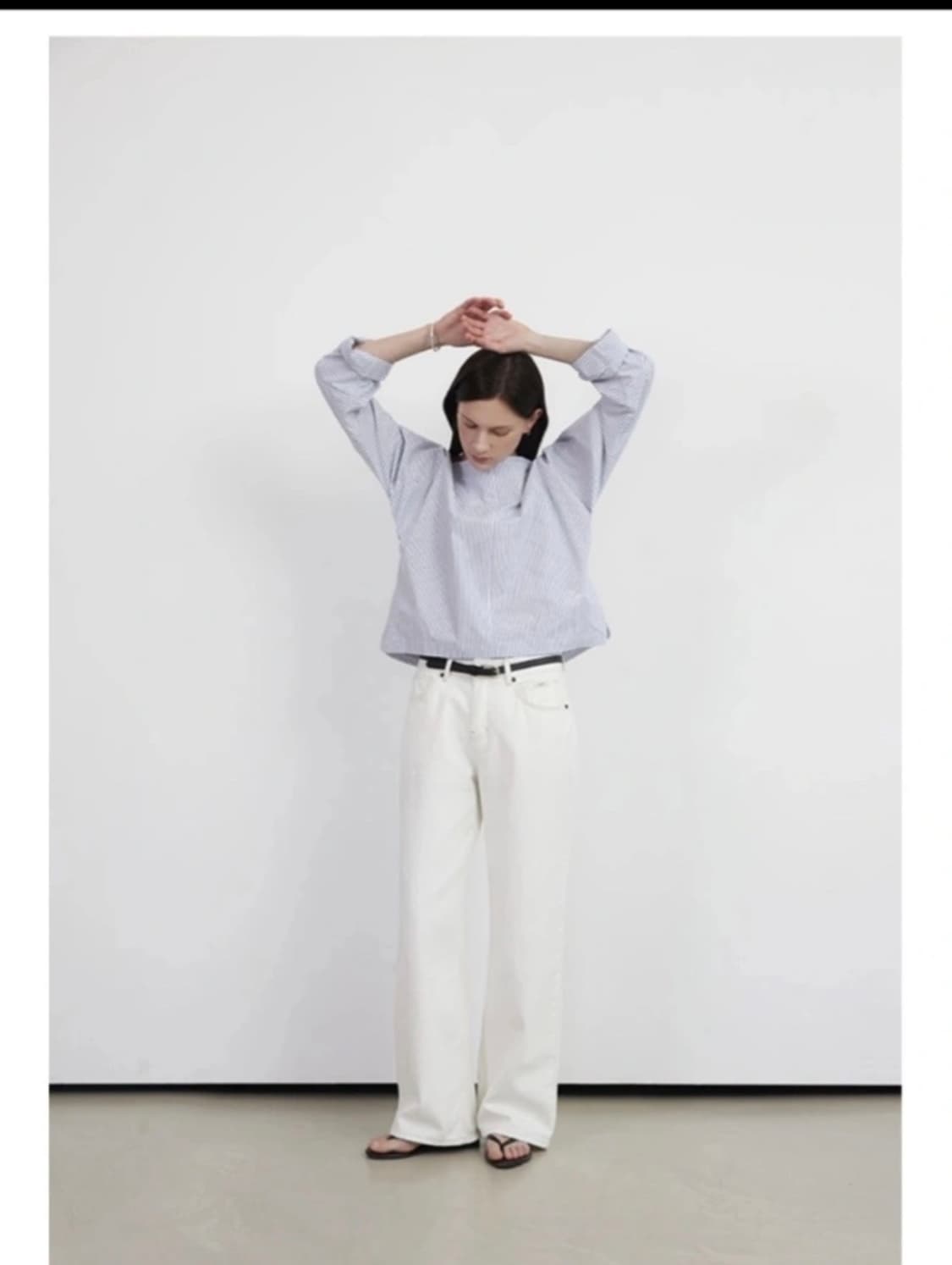 SYS 로우 데님 아이보리 (새상품) 상품이미지5