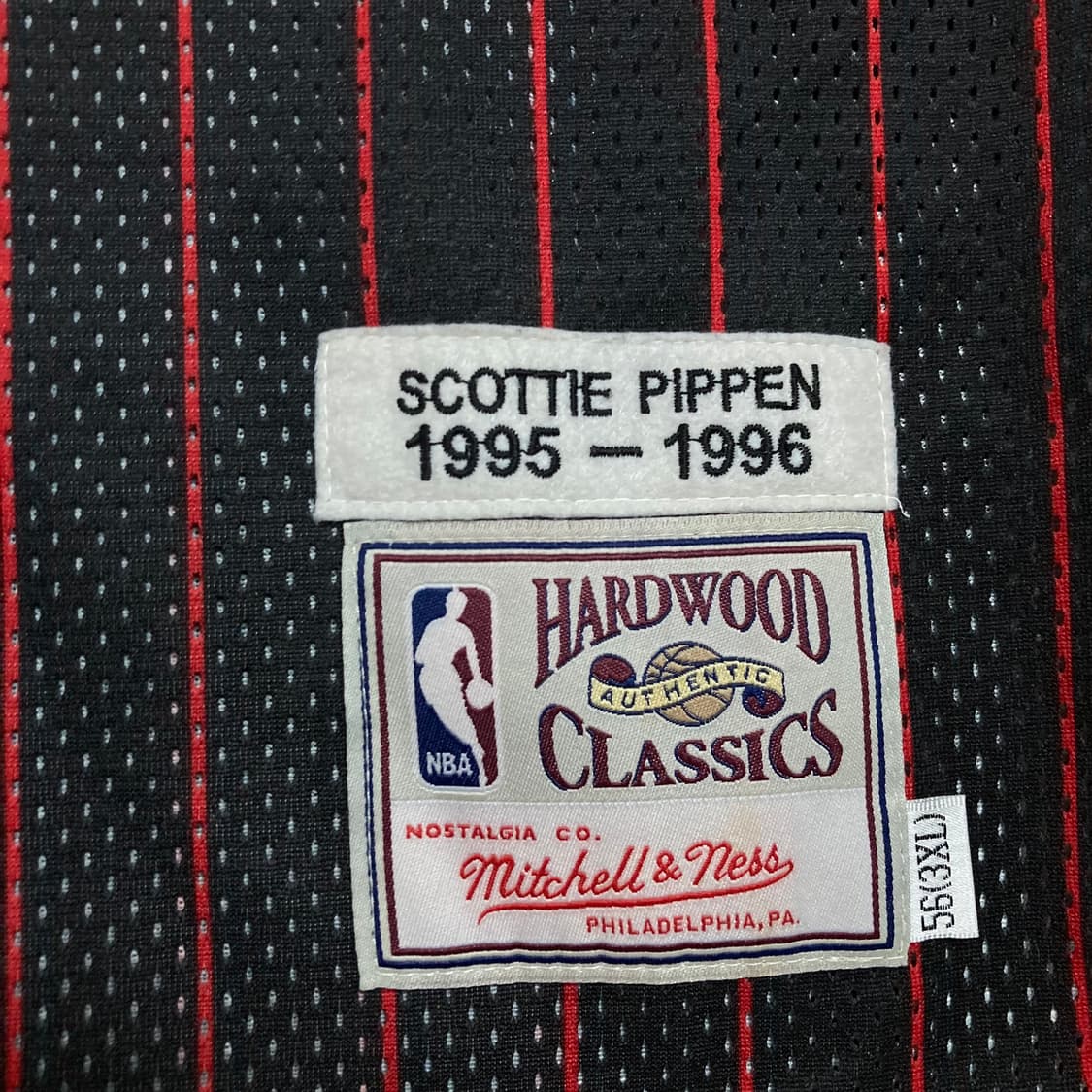 미첼앤네스 NBA 시카고 불스 스카티 피펜 95-96 얼터너티브 스윙맨  상품이미지3
