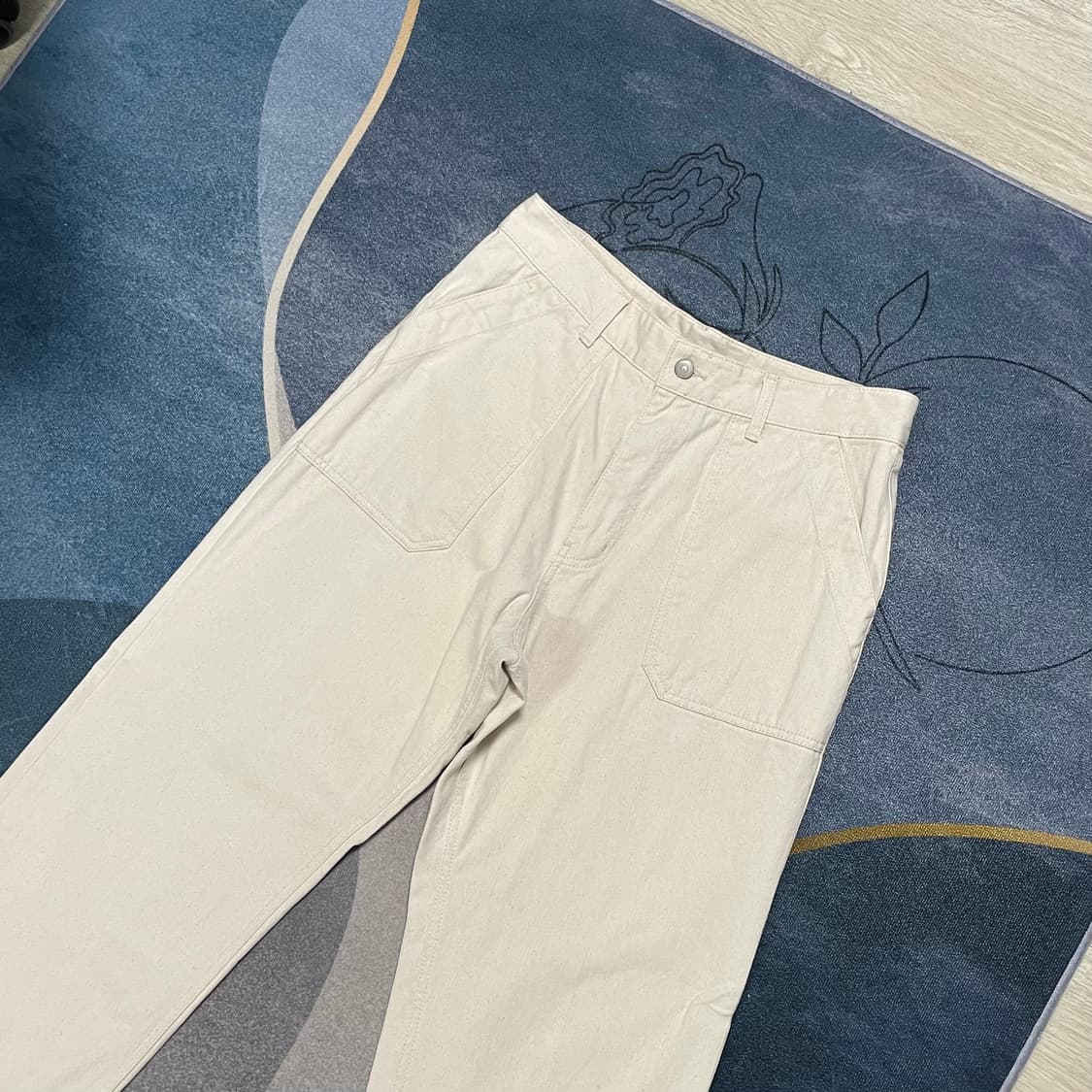 유니폼브릿지 코튼 퍼티그 와이드 팬츠(M) 상품이미지2