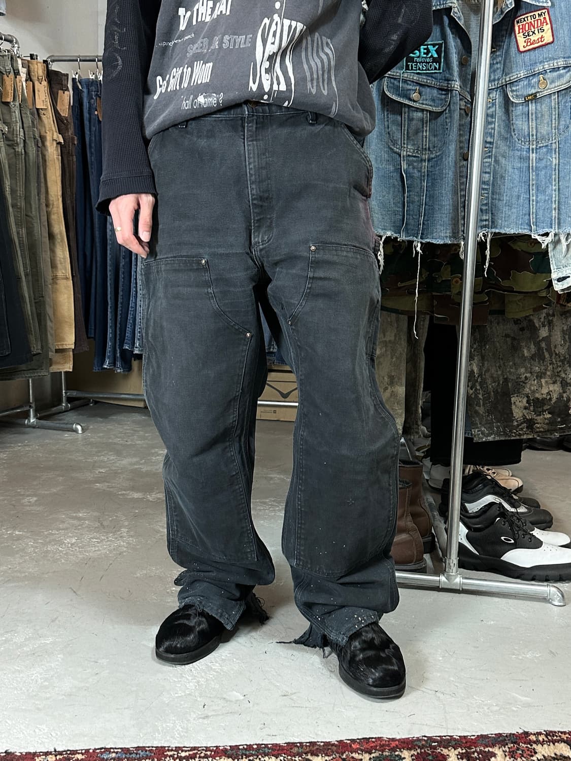 OG USA Made 칼하트 B01 더블니 팬츠 칼하트 썩블니 상품이미지1