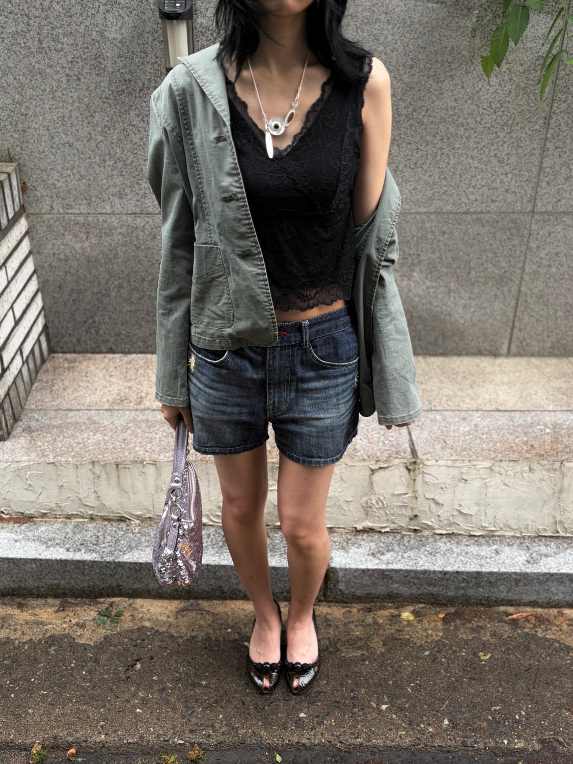 lace sleeveless top 상품이미지2