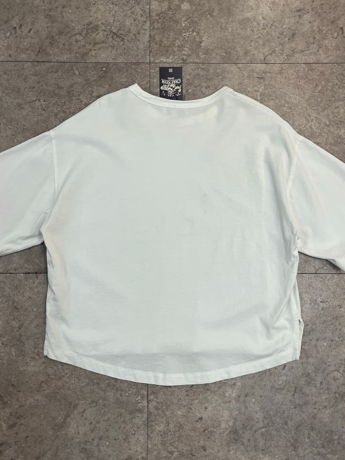 코스 크롭 반팔티 화이트 XS #csz3634 상품이미지8