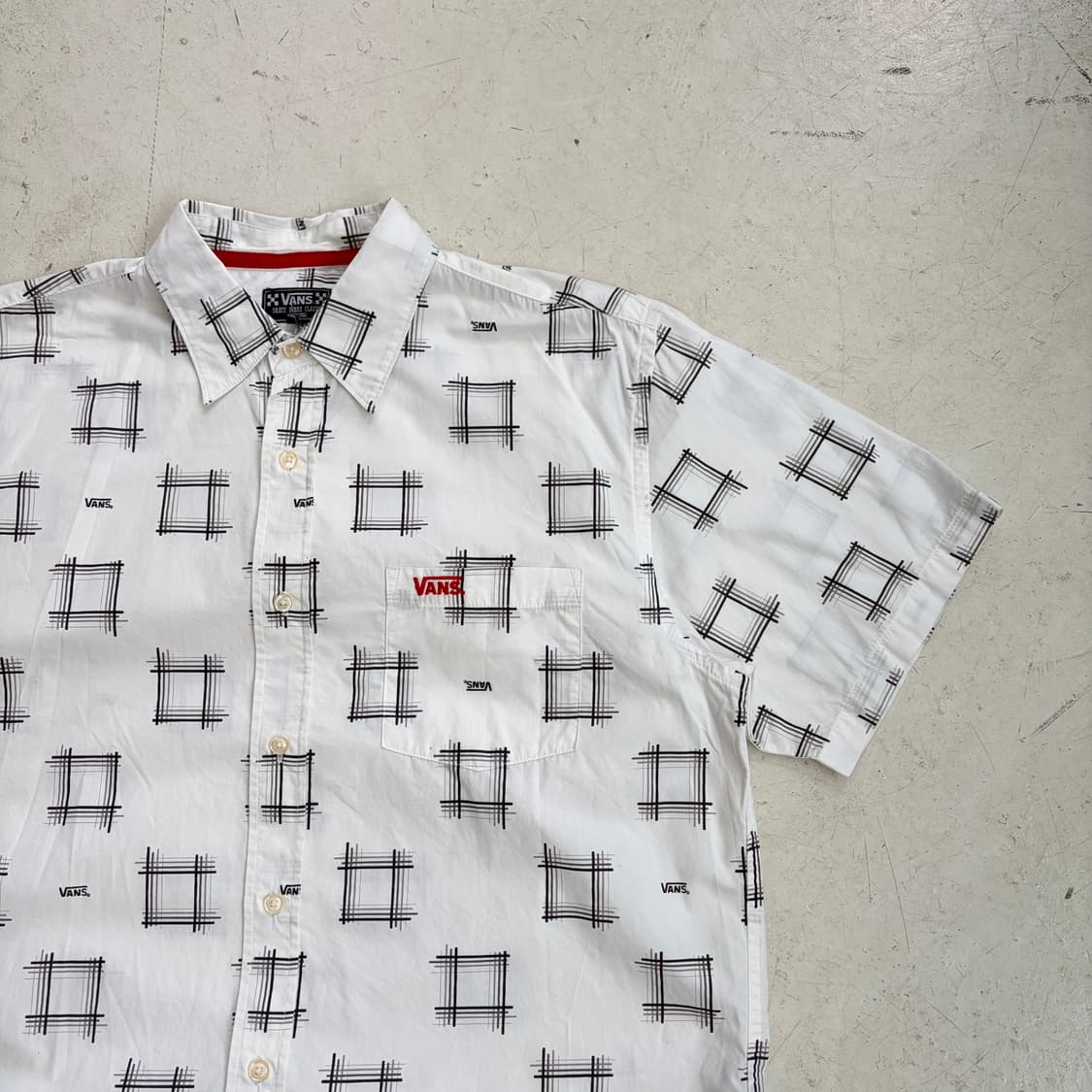 90s 반스 스케이트보드 클래식 빈티지 반팔셔츠 XL 상품이미지2