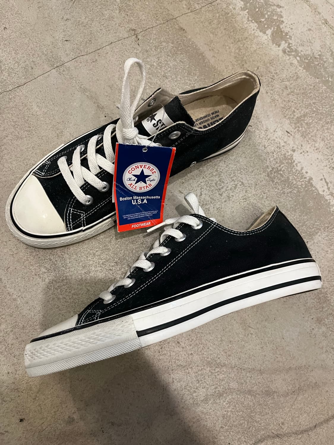 빈티지 00s 컨버스 로우 블랙 상품이미지1