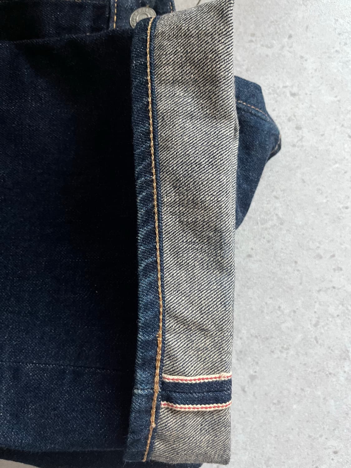 RRL 더블알엘 스트레이트 셀비지 데님팬츠 상품이미지7