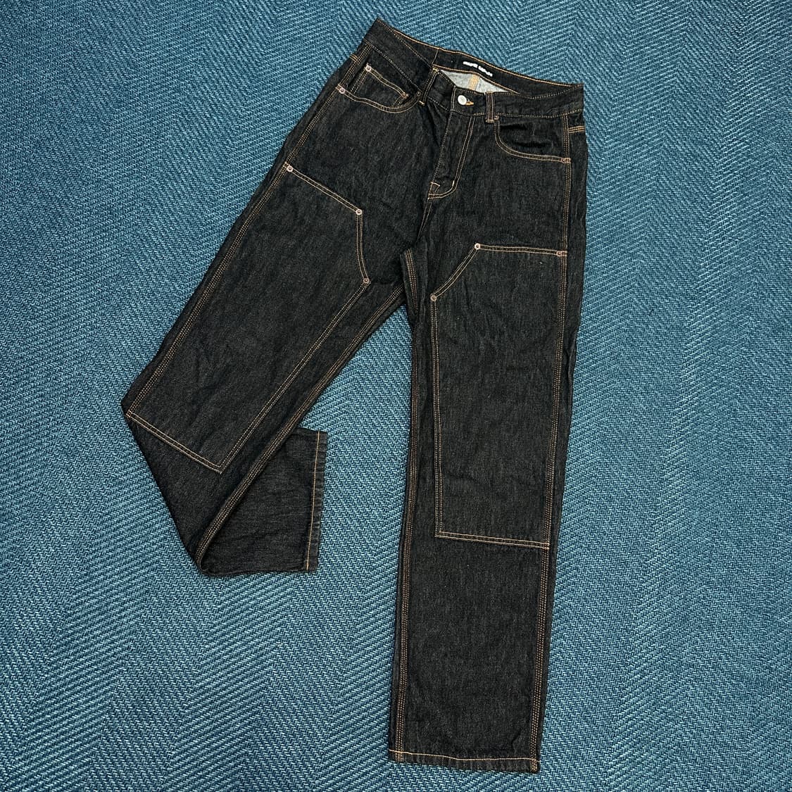 [W30L30] 인세인개러지 X 비디알 더블니 청바지 상품이미지1