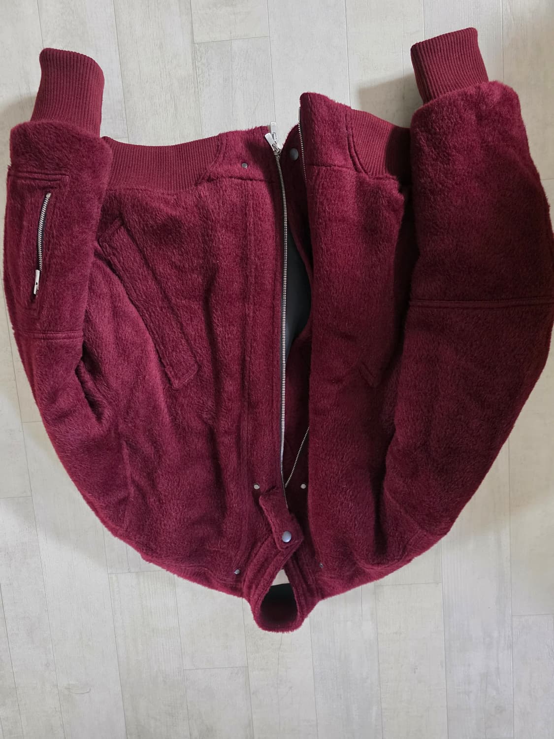 알렌느 알파카 바이커 자켓 1사이즈 상품이미지2