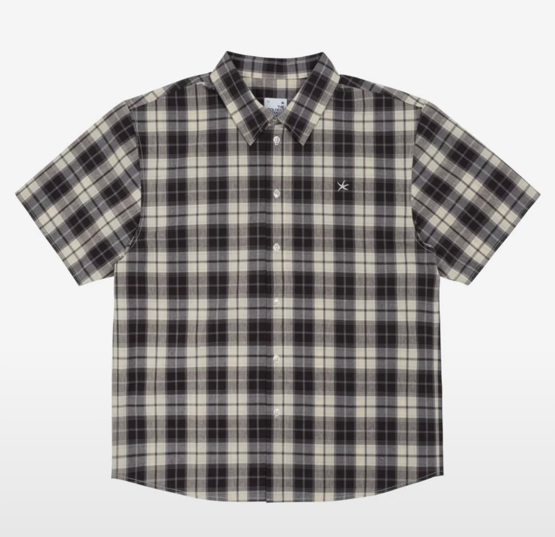 더콜디스트모먼트 TCM mini logo check half shirts 상품이미지1